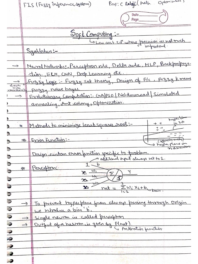 Soft Computing Notes | PDF