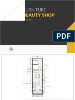 Detail Interior Furniture Toko Kecantikan