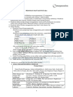 Pedoman Penulisan Daftar Pustaka