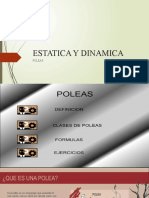 Estatica y Dinamica - Poleas