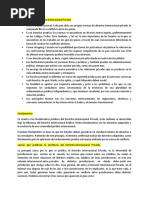 Características Del Derecho Internacional Privado