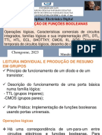 Aula Teorica#5 Implementação de Funções Booleanas