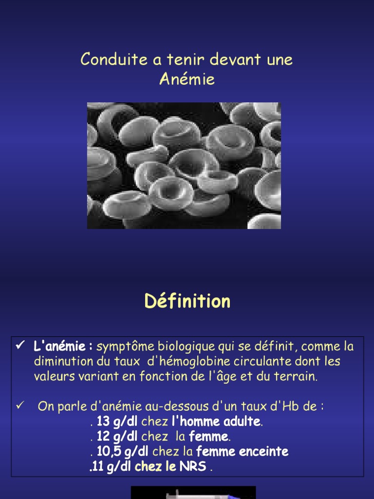 Hemato4an Td-Cat Anemie | PDF | Anémie | Sang