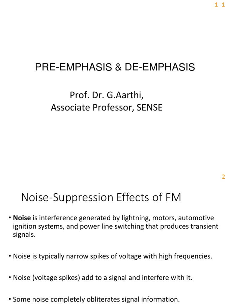 19 pre emphasis and de emphasis download free pdf frequency