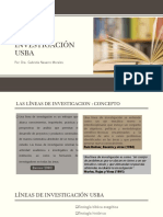 Líneas de Investigación Usba