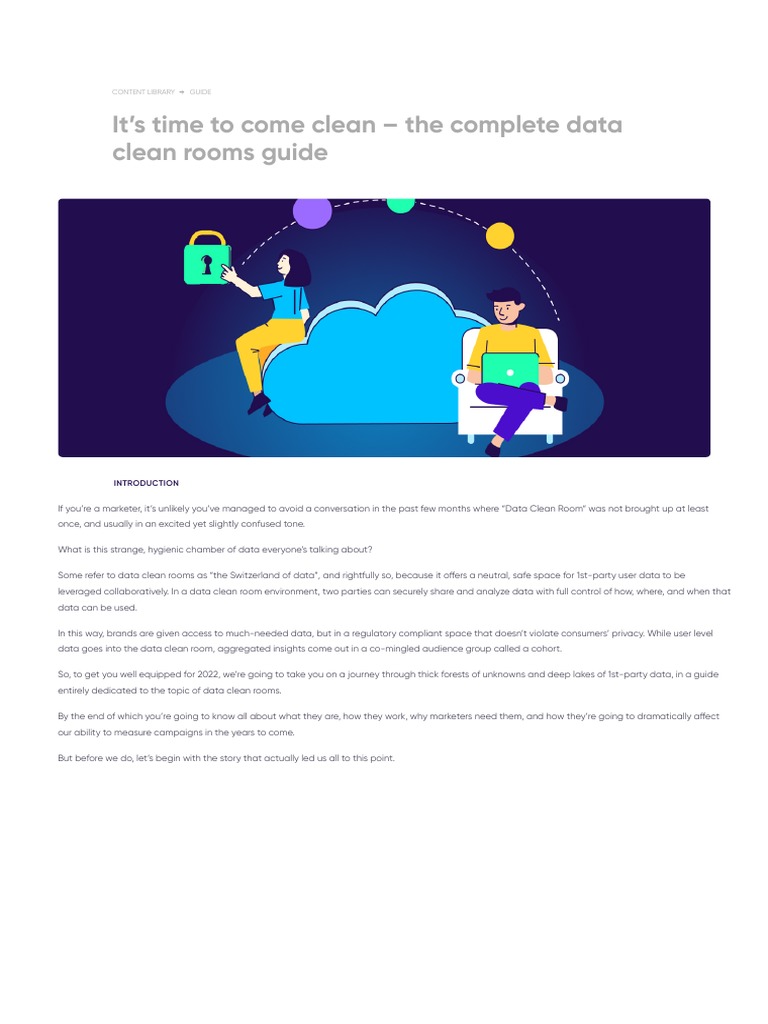Data Clean Rooms | PDF | Privacy | Data