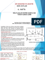 DERS NOTU. Hafta 6. KOMPLE IŞIK TESİSATI ÇİZİMİ