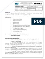 POP.UBCME.051 Desmontagem e desinfecção da SO após atendimento à paciente com suspeita ou diagnóstico de COVID-19