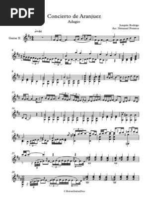 Concerto Aranjuez - Violã o II | PDF