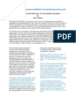 The Formal Social Structure of A Psychiatric Hospital