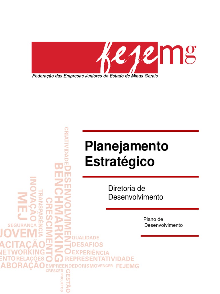 (Plano de Desenvolvimento) Manual de Planejamento Estratégico | PDF