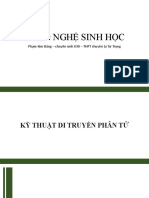 CÔNG NGHỆ SINH HỌC