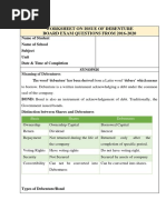 Worksheet on Issue of Debenture- Board Questions