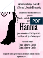 Invitación Hannia