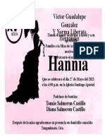 Invitacion Hannia