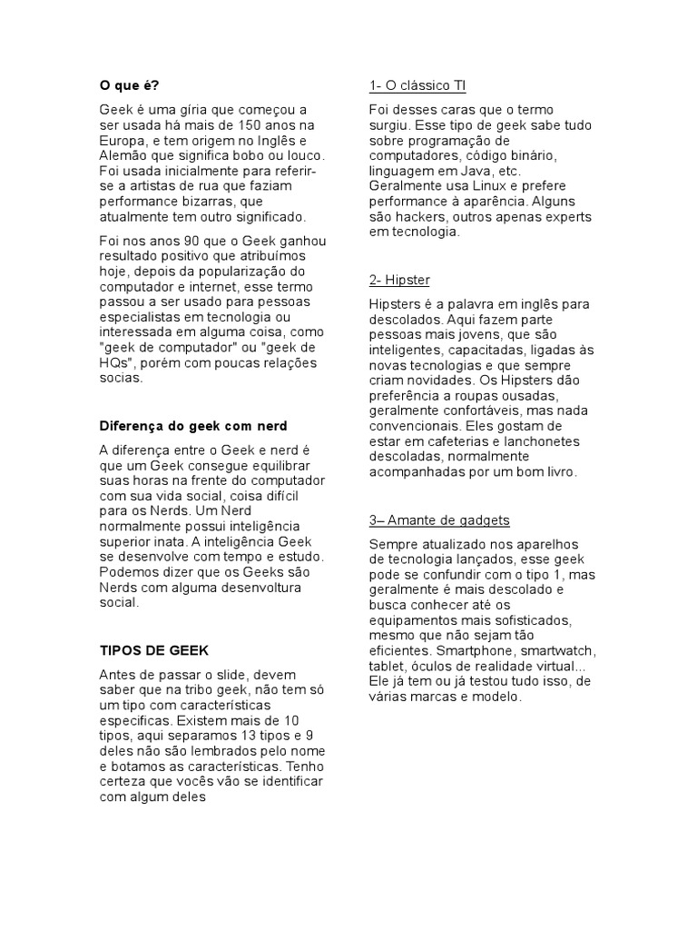 GEEK | PDF