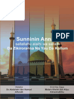 Sunninin Annabi Sallallahu Alaihi Wa Sallam Da Zikiroransa Na Yau Da Kullum