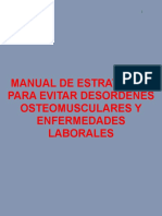 Manual de Estrategias para Evitar Desordenes Osteomusculares y Enfermedades Laborales