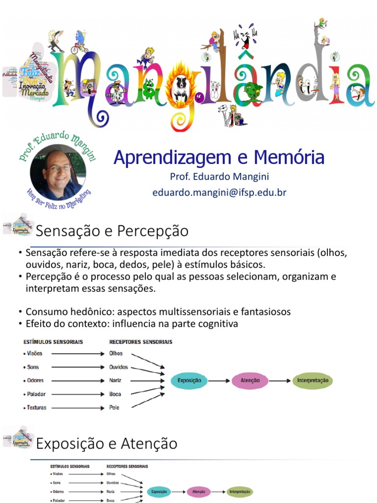 Aprendizagem e Memória | PDF | Aprendizado | Memória