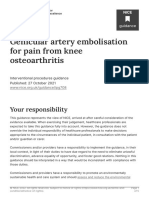 Genicular Artery Embolisation For Pain From Knee Osteoarthritis PDF 1899876045211333