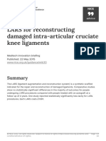Lars For Reconstructing Damaged Intraarticular Cruciate Knee Ligaments PDF 63499098876613
