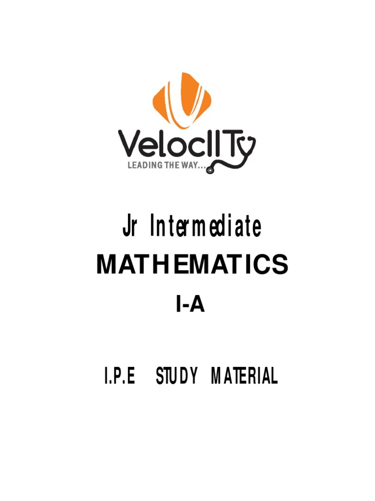 Math 1 a pdf