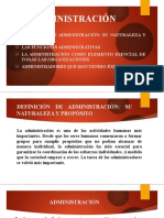 Administración Unidad 1