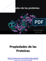 Clase 8 - Propiedades de Las Proteínas