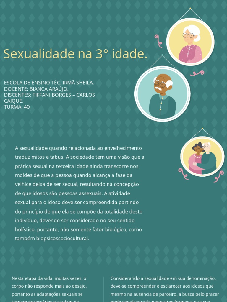 Sexualidade na Terceira Idade: Mitos e Realidades | PDF | Testosterona ...