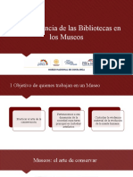 La Importancia de Las Bibliotecas en Los Museos