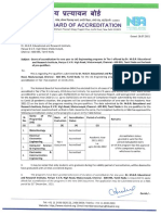 Nba-Cse, Eee, Ece & Bio Tech - 21-22