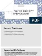 History of Project Management