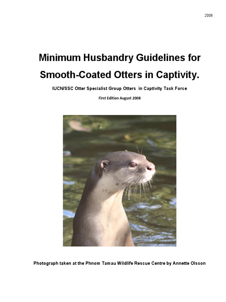 Smooth-Coated Otter Care Guidelines | PDF | Wellness