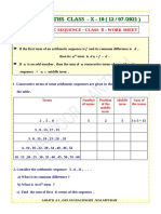 Online Maths Class - X - 10 (12 / 07 /2021)