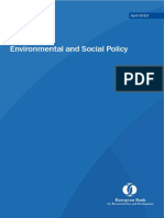Ebrd Environmental Policy