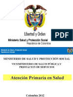 Presentación Atención Primaria en Salud