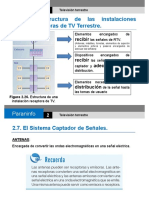 2.6. Estructura de Las Instalaciones Receptoras y 2.7. Sistema Captador de Señales