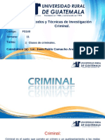 Metodos y Técnicas de Investigación Criminal Clase 11