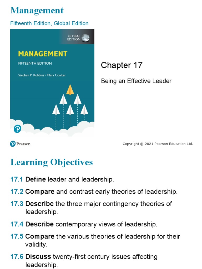 Robbins mgmt15 PPT 17 | PDF | Leadership | Power (Social And Political)