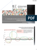 4 - A EVOLUÇÃO DA POPULAÇÃO PORTUGUESA - O Saldo Migratório