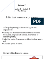 Infer That Waves Carry Energy