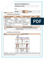 Sesion de Aprendizaje #01 P.S