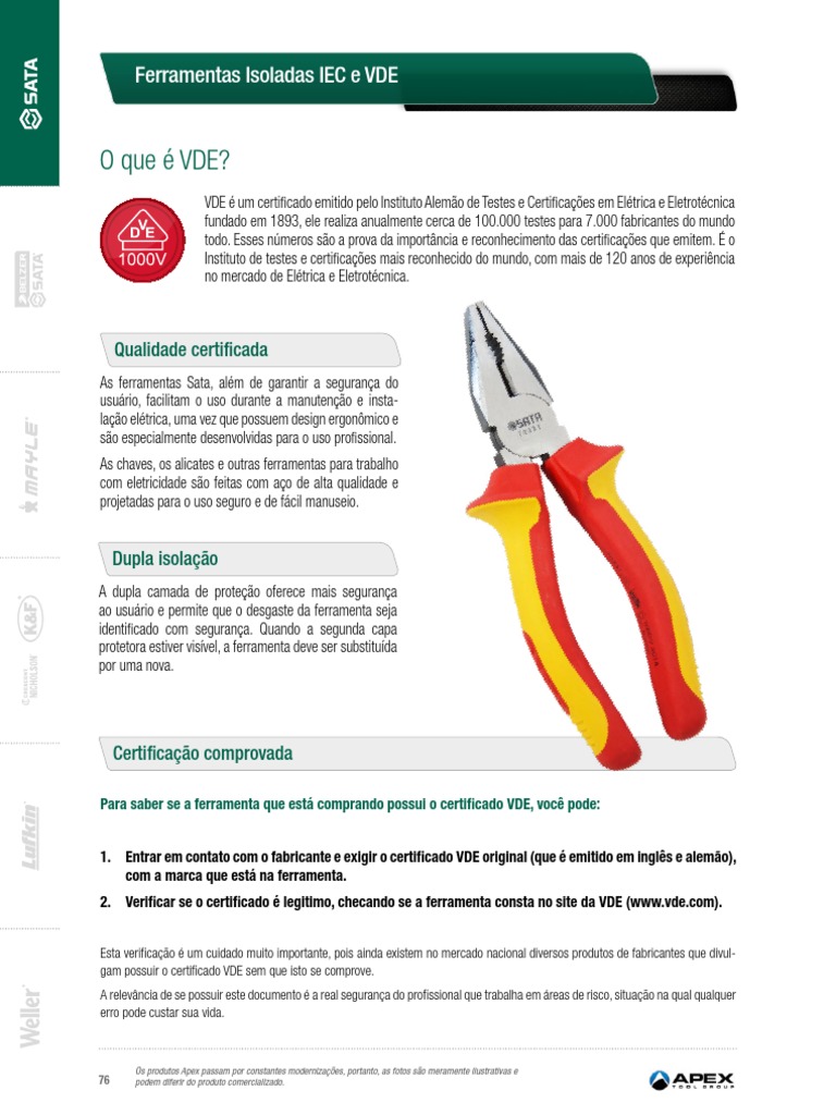 Ferramentas Isoladas Iec Vde | PDF