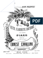 Ernesto Cavallini Trio For Flute Oboe and Clarinet With Piano