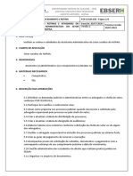 POP 20 - Instituir As Rotinas e Atividades Do Assistente Administrativo
