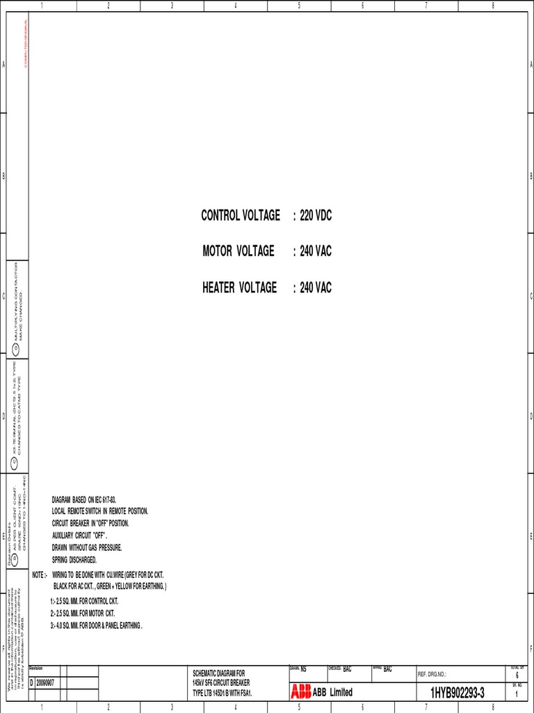 132 KV ABB LTB 145D1B WITH FSA1 BREAKER | PDF | Alternating Current ...