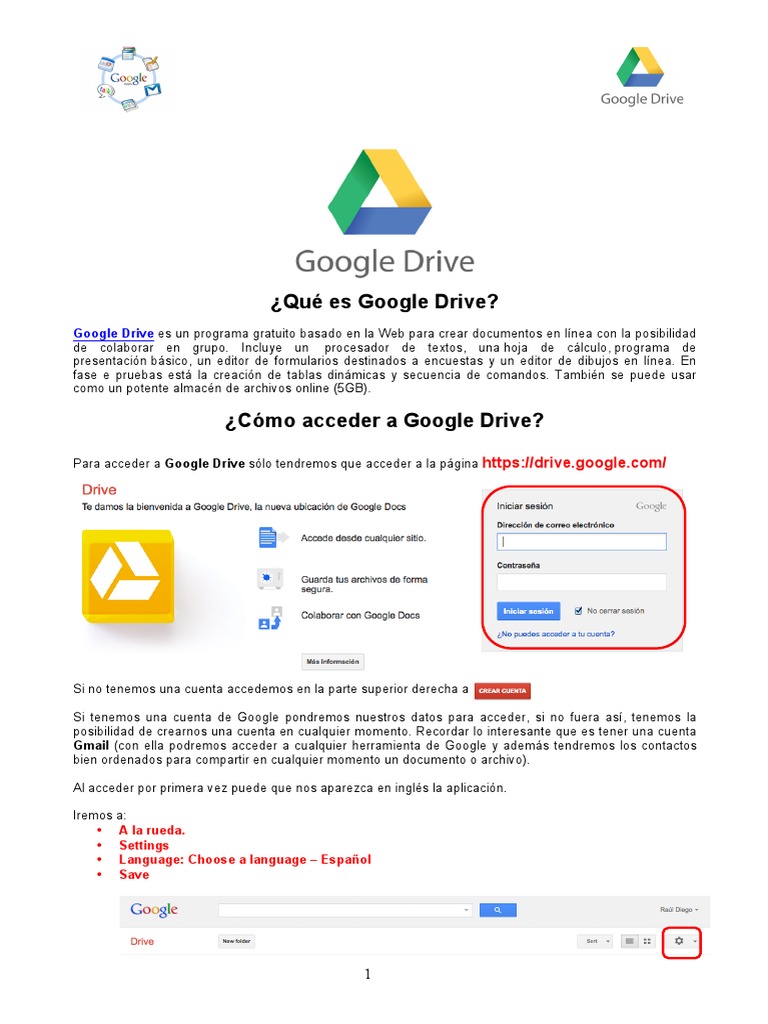 Guia de Google Drive | PDF | Informática | Ciencias de la Computación