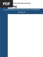 Taller Reglas de Acentuación y Fenómenos Silábicos