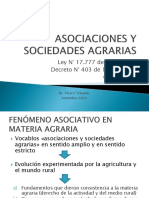 Asociaciones y Sociedades Agrarias