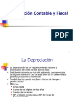 Depreciacion Contable y Fiscal